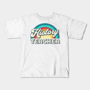 Super Cool History Teacher History Teacher Kids T-Shirt